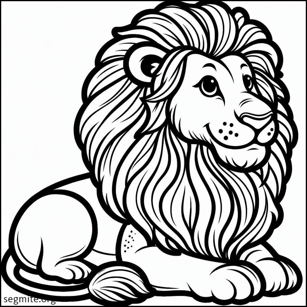 lion coloring pages