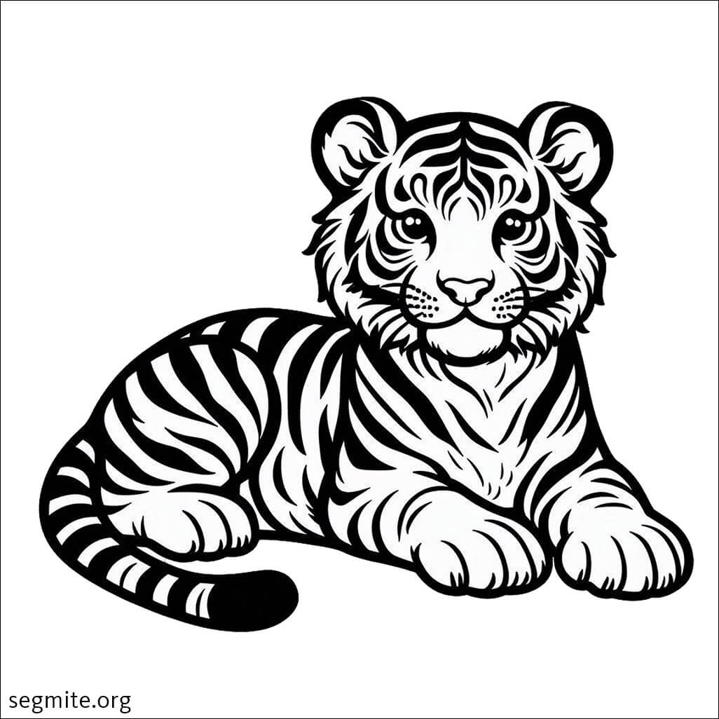 Tiger Coloring Page